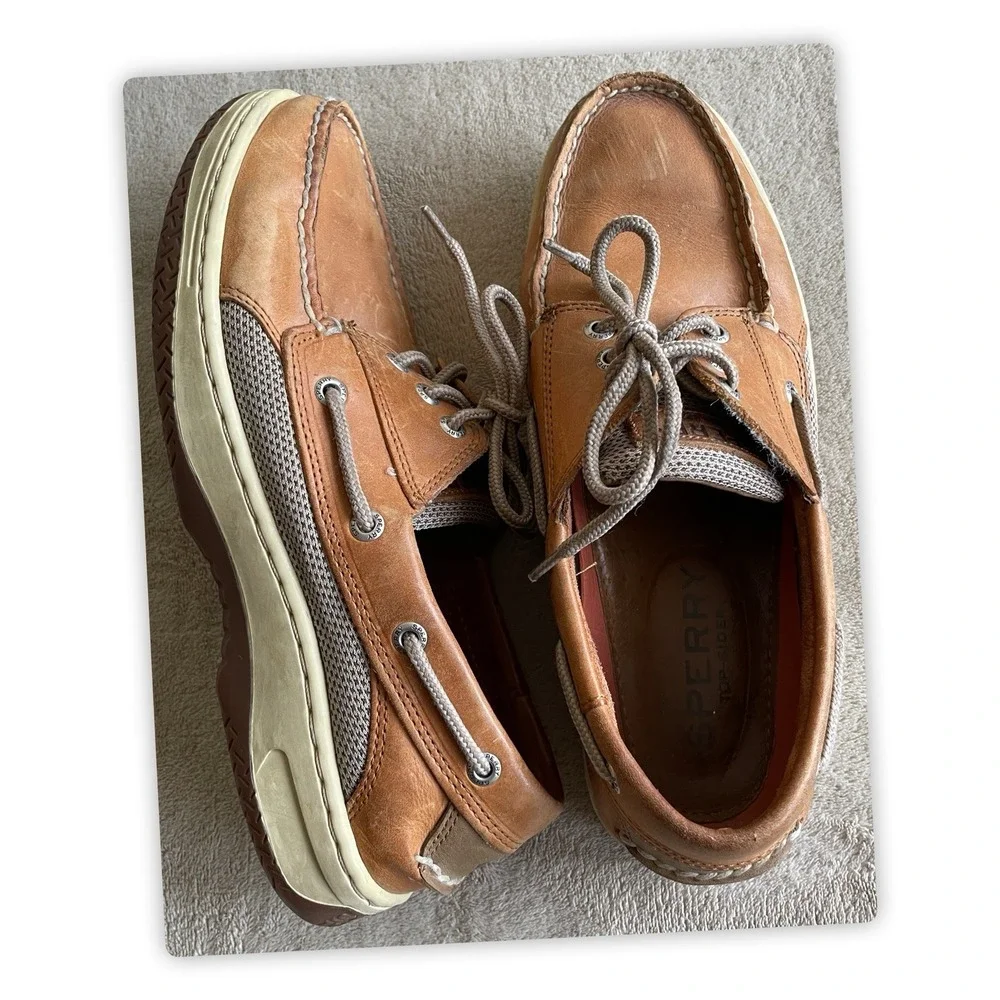 Sperry Topsider US 9M Boat Men's Loafers Leather Shoes Preppy‎